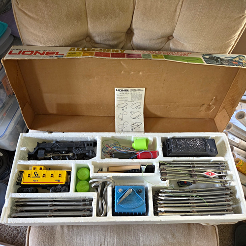 White Train Set Lionel Allegheny O Gauge Starter Train Set | eBay