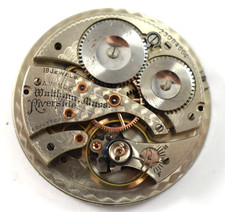 Vintage Waltham Riverside 14s 19J OF Pocket Watch Movement lot.ea