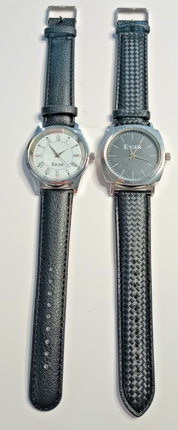 Two Eiger Vintage Wristwatch - NEEDS BATTERIES - image 1