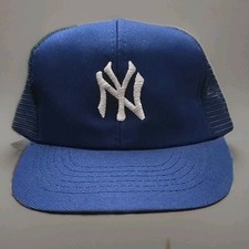 Vintage New York Yankees ANNCO Snapback hat Mesh 80s MLB RARE deadstock NOS