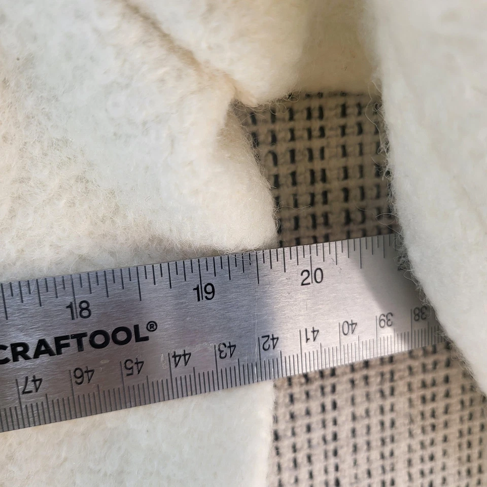 Ann Taylor Petite Coat Womens Medium Petite Ivory Boucle Wool Blend Snap Front - Image 4 of 4