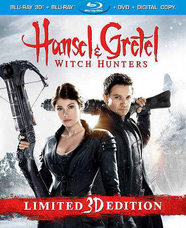 Hansel  Gretel: Witch Hunters (3D Blu-ray/DVD, 2013, 3-Disc Set) New, Sealed - Picture 1 of 1