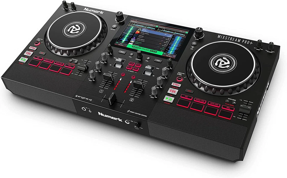 NUMARK MIXSTREAM PRO+ PLUS CONSOLE STANDALONE ALL-IN-ONE 2 DECK - Immagine 2 di 4