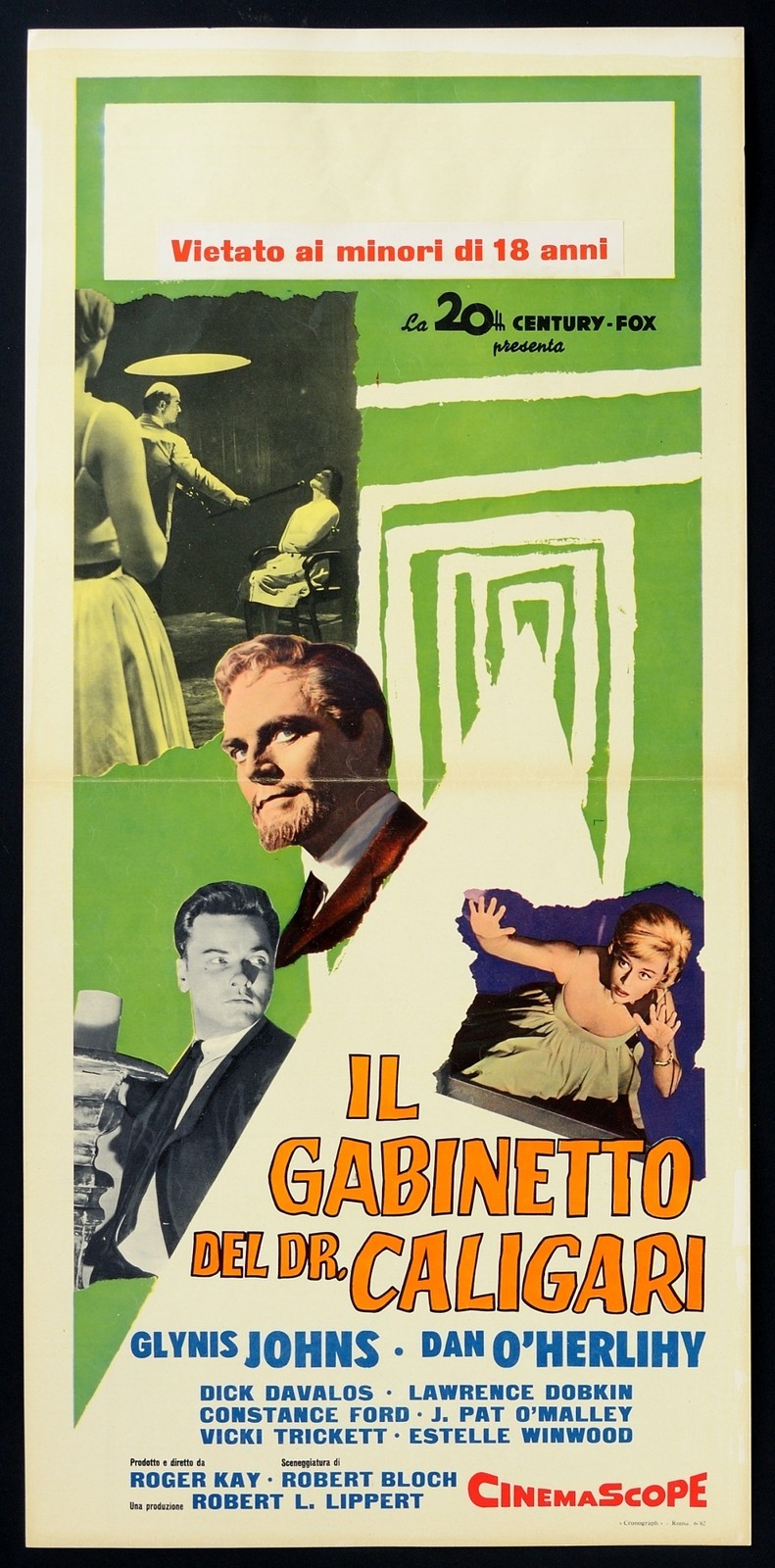 Locandina di Il gabinetto del Dr. Caligari (1962)