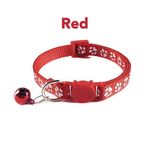 10 Pcs Dog Cat Puppy Kitten Collar Pet Adjustable Neck Strap Nylon Buckle Bell - Picture 32 of 48