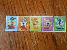 WARNER BROS. 1990 FAN CARDS Promo Strip w/Bonus - Cardboard - Read!