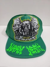 Metal Head Black Death Thrash Napalm Death 5Panel Trucker Adjustable