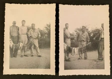 Vintage Old Photos 3 Friends Holding Stringer of Fish Caught for the Day #4886