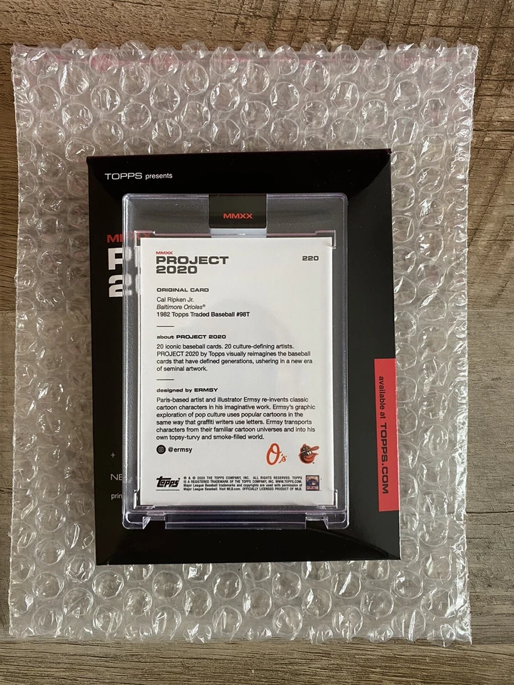 Topps Project 2020 Cal Ripken Jr. Card #220 by Ermsy - Orioles IN HAND - Image 2 of 2