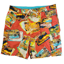 Caribbean Joe Mens Swim Trunks Size LG Board Shorts Florida Hawaii Trinidad