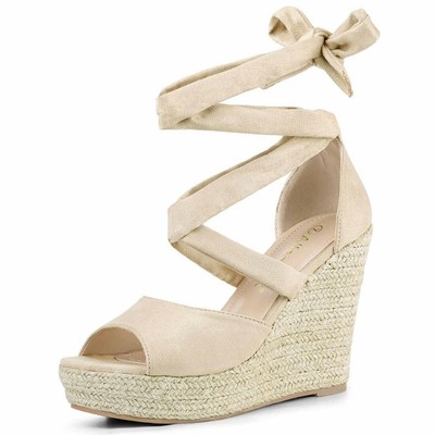 tie up espadrille sandals