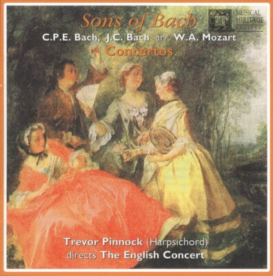 TREVOR PINNOCK / THE ENGLISH CONCERT SONS OF BACH: C.P.E. BACH, J.C. BACH ARR. W