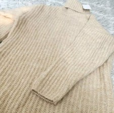 Mango Turtleneck Sweater Dress- Women- MNG- Chunky Knit