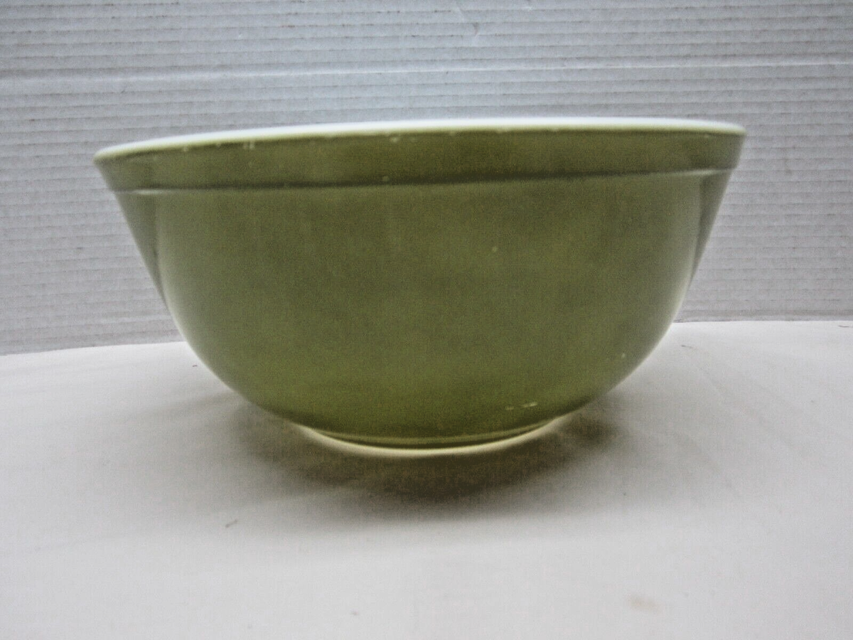 Olive Green Pyrex Nesting Bowl Set Vintage #403 Pyrex Avocado