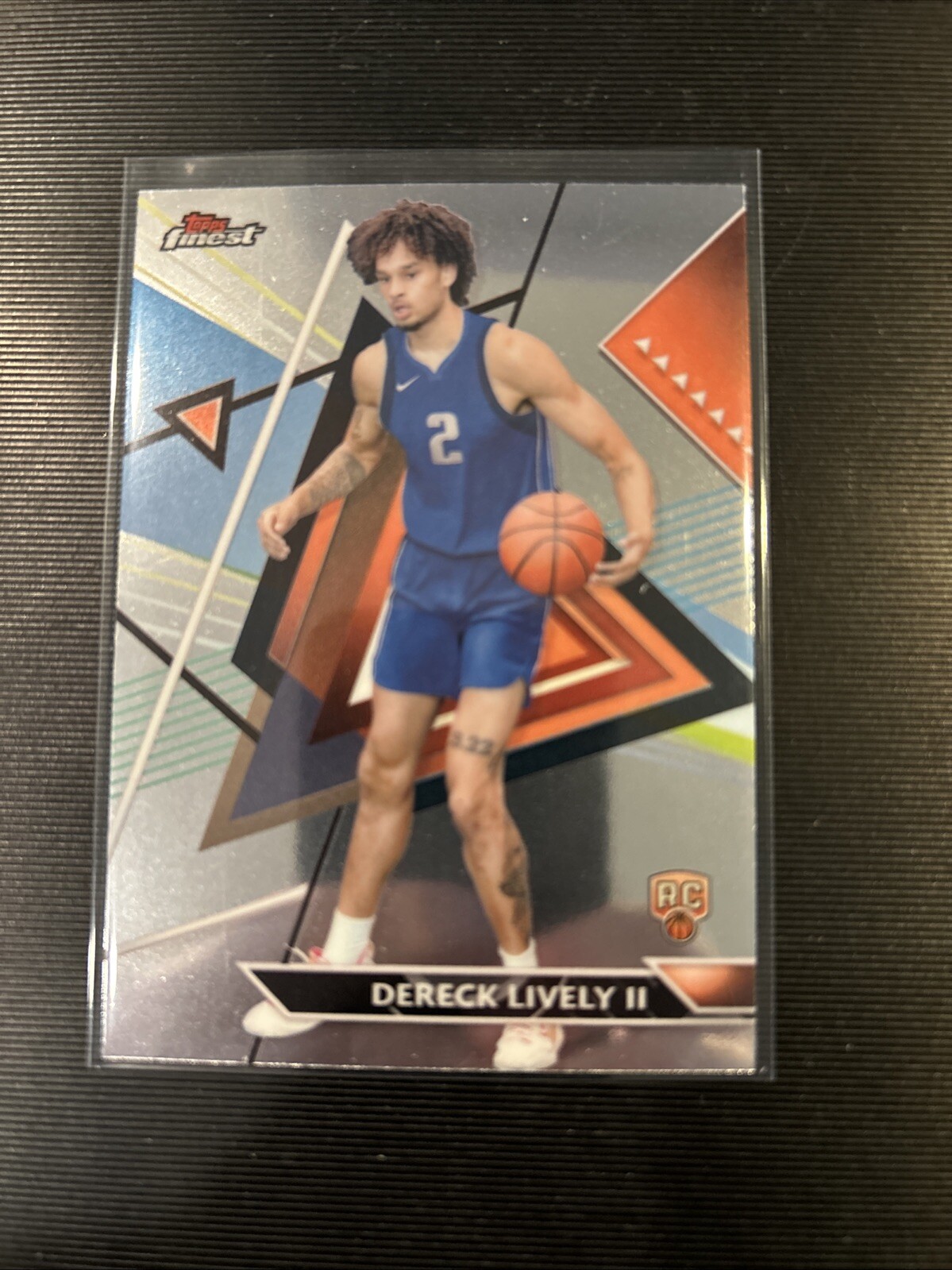 DERECK LIVELY II 2023-24 TOPPS FINEST ROOKIE RC UNCOMMON #185 FREE USA SHIP