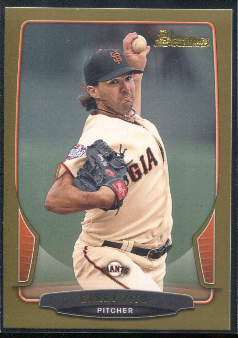 2013  Bowman Gold Baseball (Pick Card From List) C17 10-22