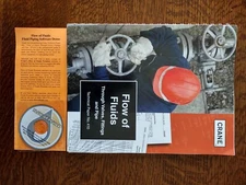 NEW Flow of Fluids Through Valves, Fittings & Pipe TP-410, Valve, Crane with CD