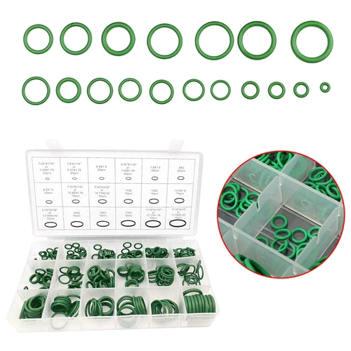 270pcs Rubber O Ring Fluorine Assortment Set Universal Oil Gasket Seal Kit Box - Picture 9 of 12