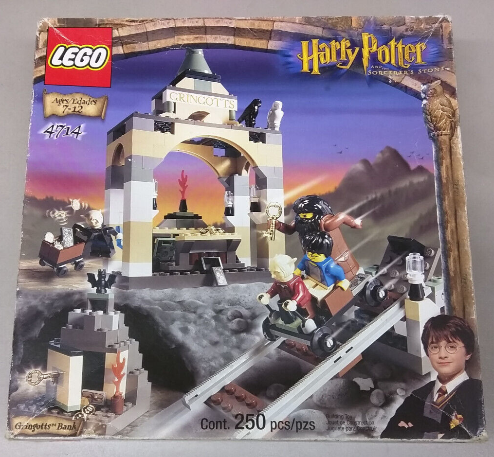 LEGO Harry Potter 4714 Gringotts Bank NEW! Hagrid Goblin