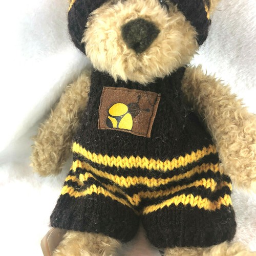 Nici Plush Bear in Bumblebee Costume, 13" - Picture 2 of 7