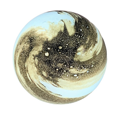 Glas Lampe Kugel rund Kugel Planet Mond Tisch Schreibtisch Stimmungsbeleuchtung Farbmix