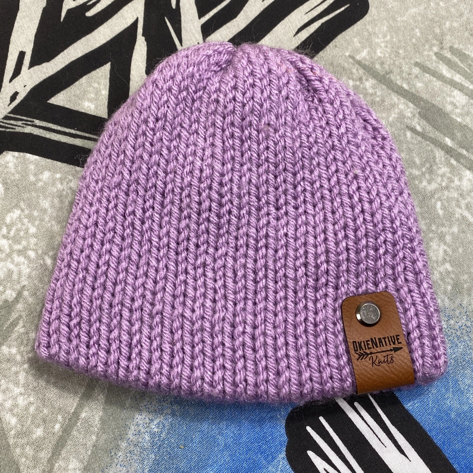 Okie Native Knits Baby Stocking Cap Winter Beanie Hat Toque