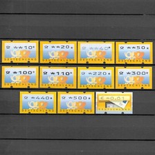 Automatenmarken BRD / Bund 1999 und 2002 postfrisch