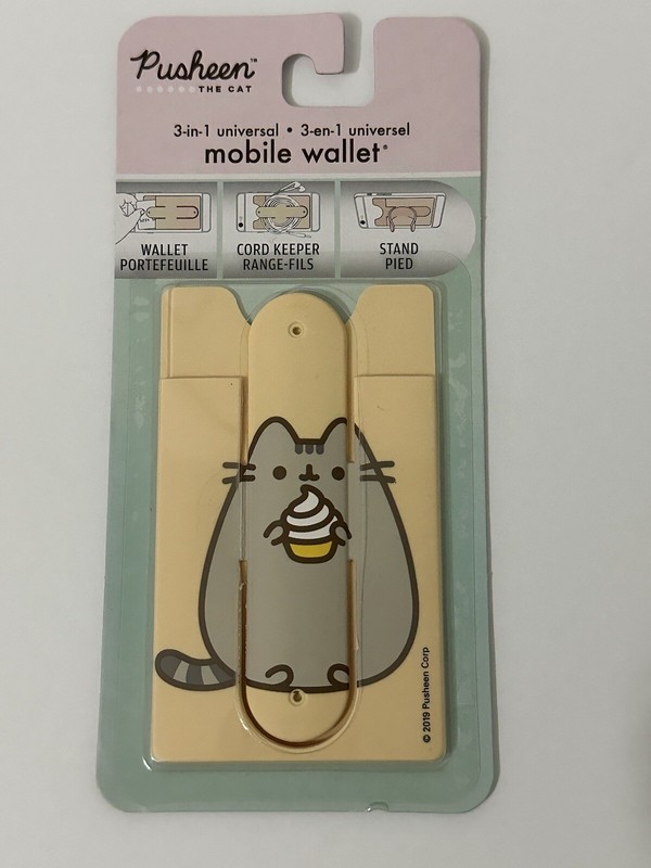 *New* Pusheen the Cat Cell Phone Wallet/Grip (Adhesive) 