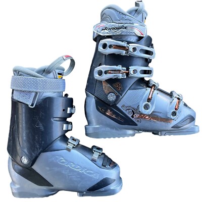 Nordica Ski Boots Womens 22.5 Cruise 55W Gray 275mm NFS Mountain Alpine Winter
