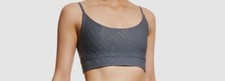  49 Onzie Women's Gray Flow Selenite Sports Bra Size M/L