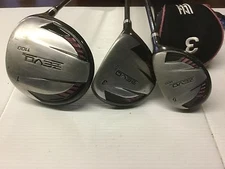 Golf Equipment Lot: Clubs Woods Zevo 1100 Irons Junior Aqcuity Bags Sporting Goo