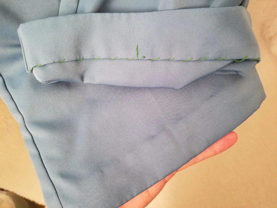 Alfred Dunner Womens Pants Size 8P 8 Petite Blue - Image 3 of 4