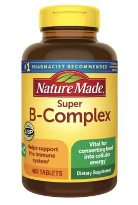 Nature Made Super B-Complex with Vitamin C and Folic Acid, Dietary Supplement