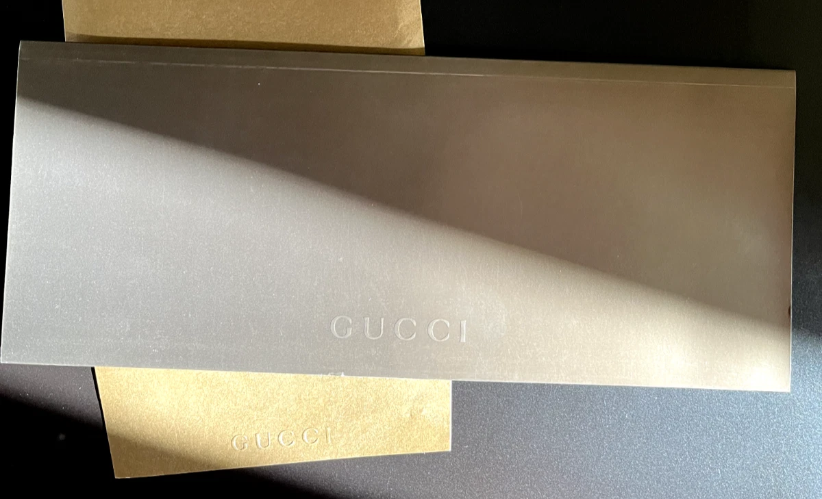 Kit média presse montre et bijoux GUCCI 1999 salon Bâle Suisse avec diapositives couleur