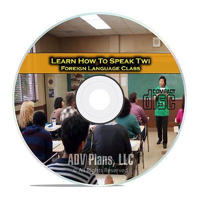 Learn How To Speak Twi, Fluent Foreign Language Training Class, CD