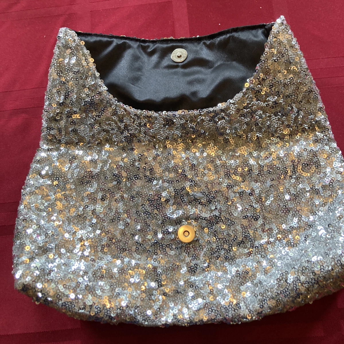 SPARKLY SEQUIN BAG Hobo Bag Vintage Style Commuting Bag for Women (Silver)  $19.79 - PicClick AU