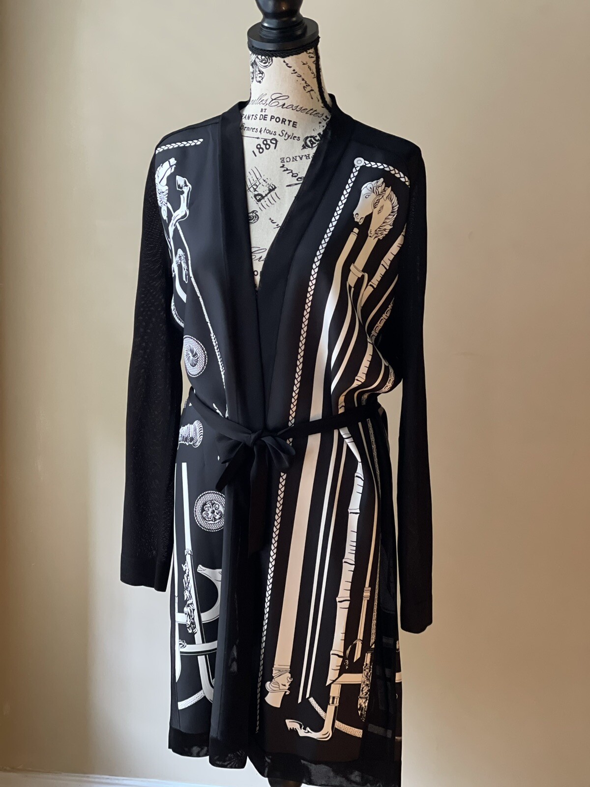 BNIB Hermes Long Twillaine Cardigan 