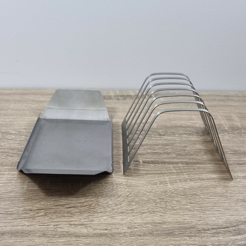 Vintage Metal Toast Rack Stationary Letter Holder Mid Century Modern Modernist - Bild 8 von 12
