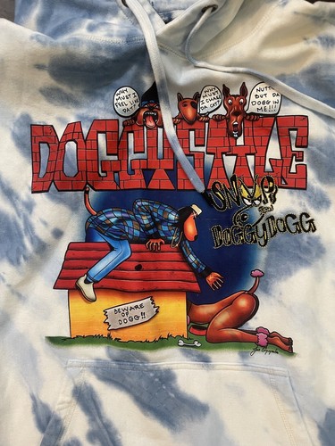 Shoe Palace 1993 Joe Cool Snoop Doggy Dogg  album cover hoodie. 2020 LARGE - Afbeelding 4 van 5