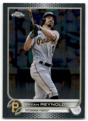 2022 Topps Chrome Card Bryan Reynolds #155 Pittsburgh Pirates Baseball