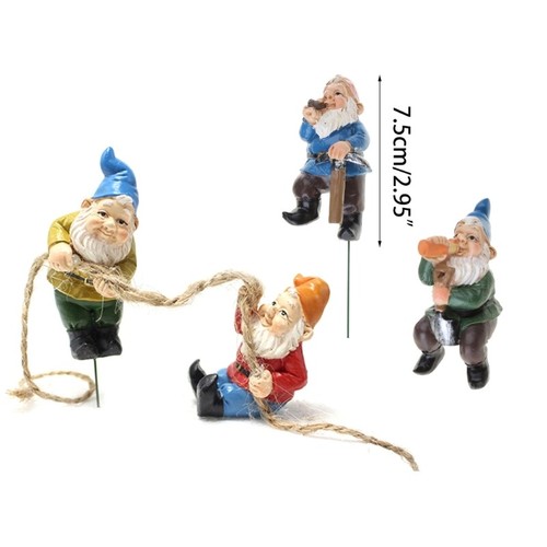 Treehouse Figurine Tree Elf Potted Plant Landscape Statue Moss Bottle DIY Kits - Picture 8 of 8