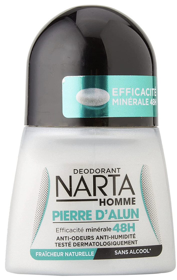 Déodorant Narta homme après le sport soin minéral fraîcheur 50ml
