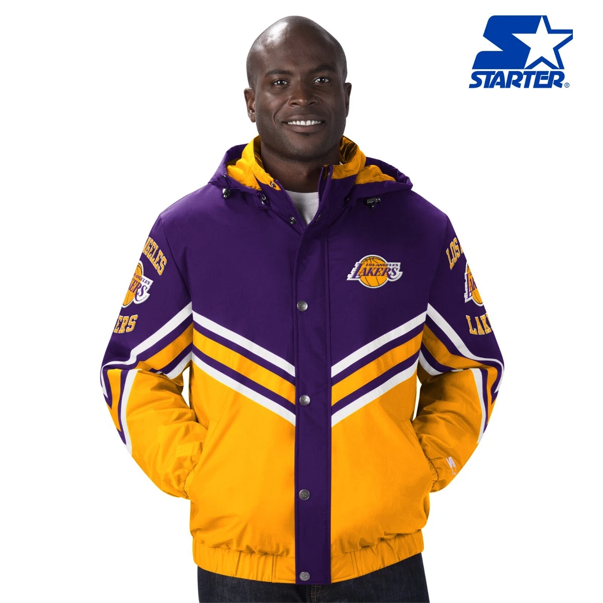 Starter Los Angeles Lakers Jacket Black/Purple