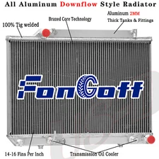 2 Row Aluminum Radiator Fit 1986-1991 Mercedes-Benz 300SDL 350SD 350SDL Diesel