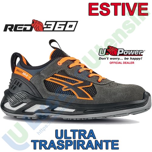 Scarpe antinfortunistiche uomo - U Power Yellow S1P SRC ESD scarpe da  lavoro basse