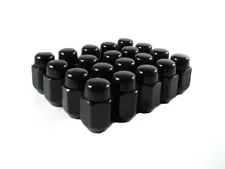 Lug Nuts Acorn 12x1.75 100 Pc Ford Lincoln Black