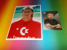 Klaus Augenthaler FC Bayern Munich signed autograph 20x28 photo + postcard