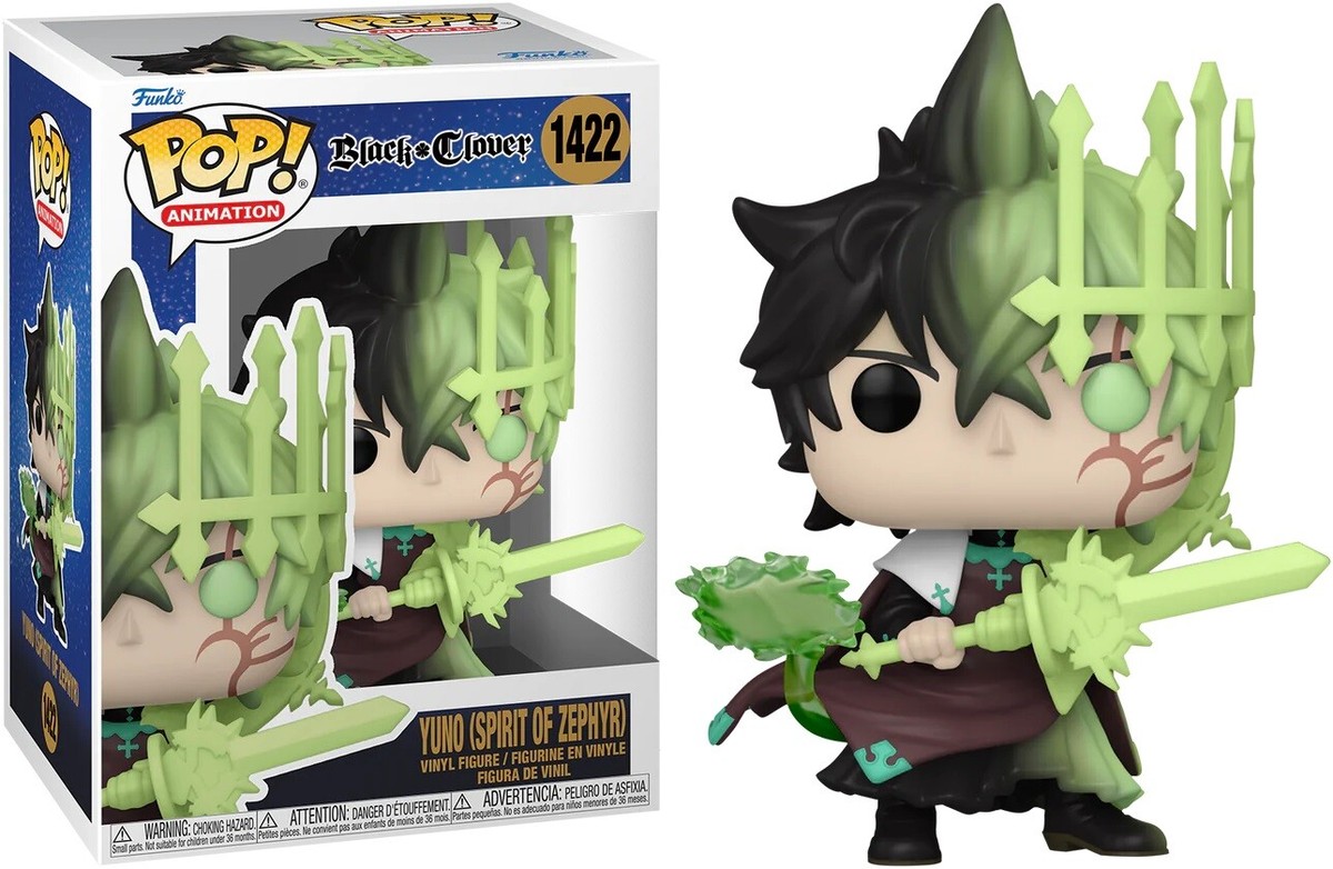 ブラッククローバー FUNKO POP フィギュア Black Clover Anime Series Yuno Spirit of Zephyr POP! Figure