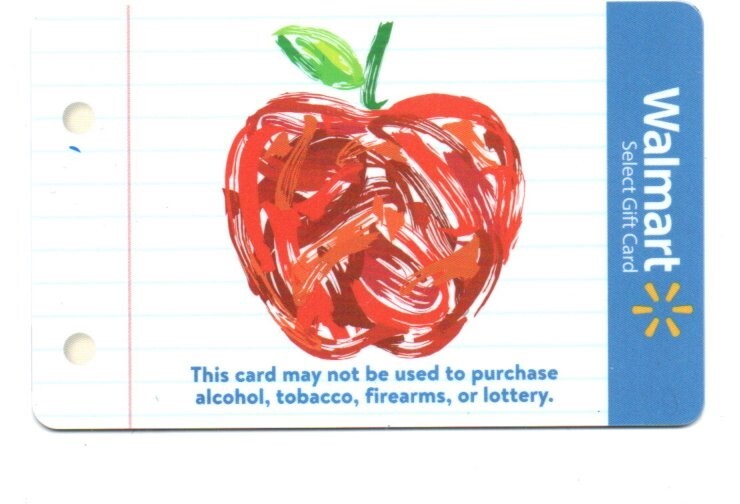 WALMART Back to School, Apple 2021 Gift Card ( $0 )