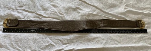 Nerz Pelz Lederjacke Mantel mit Gürtel Damen braun Größe 12-14 - Bild 11 von 22